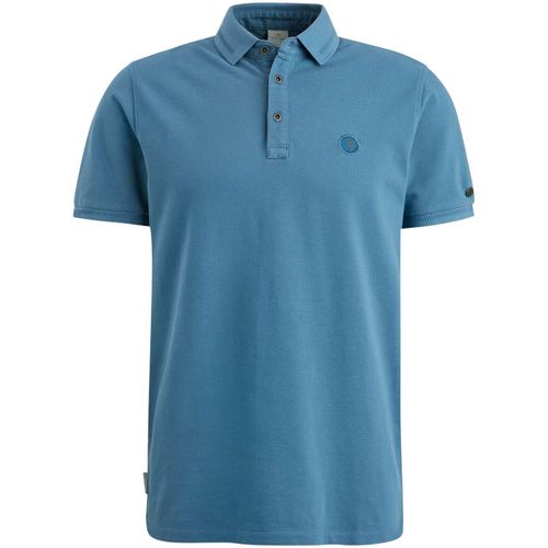 Cast Iron Poloshirt Essential Blauw