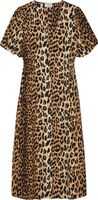 Jurk DR LEOPARD MIDI Bruin