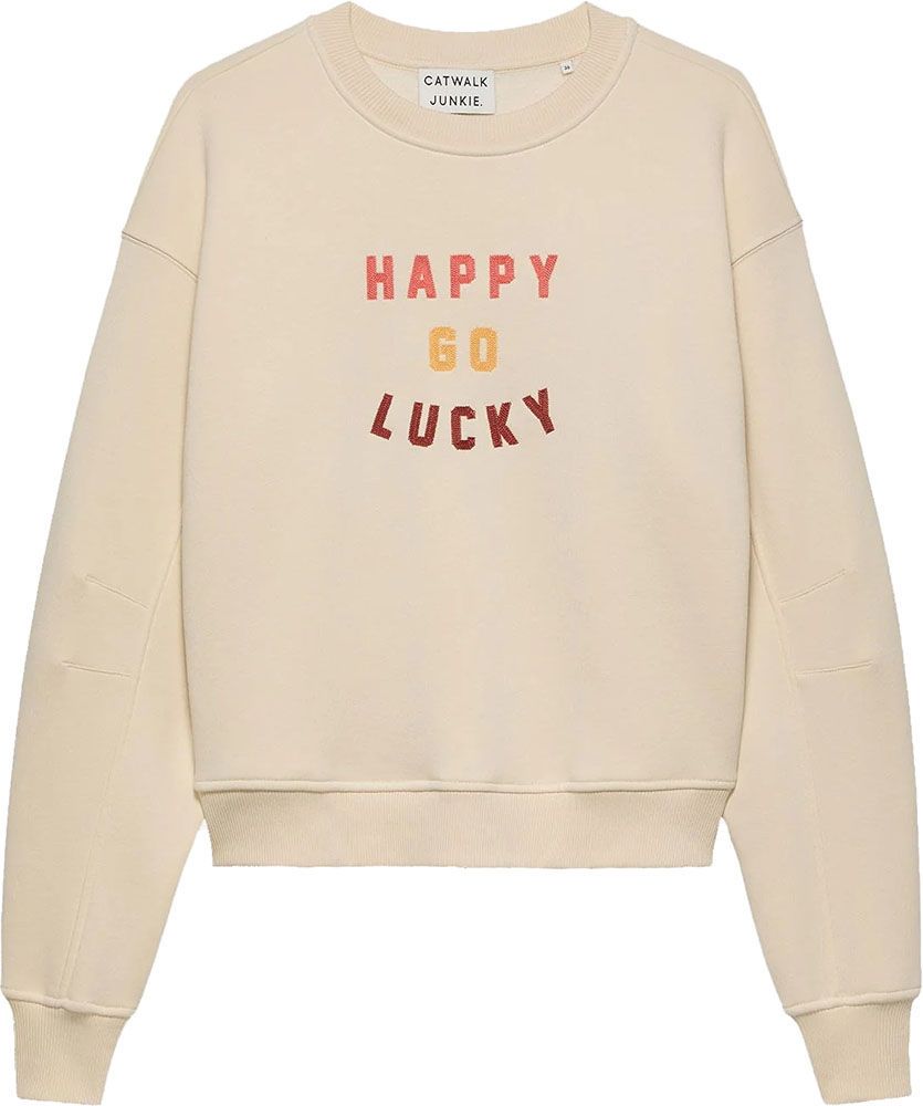 Catwalk Junkie Sweater Go Lucky Gebroken Wit