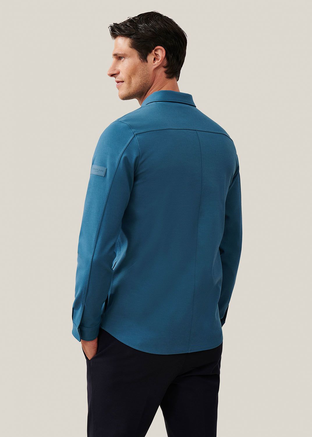 Cavallaro Napoli Overshirt Zelo Blauw