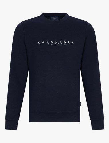 Cavallaro Napoli Sweater Cavezzio Blauw