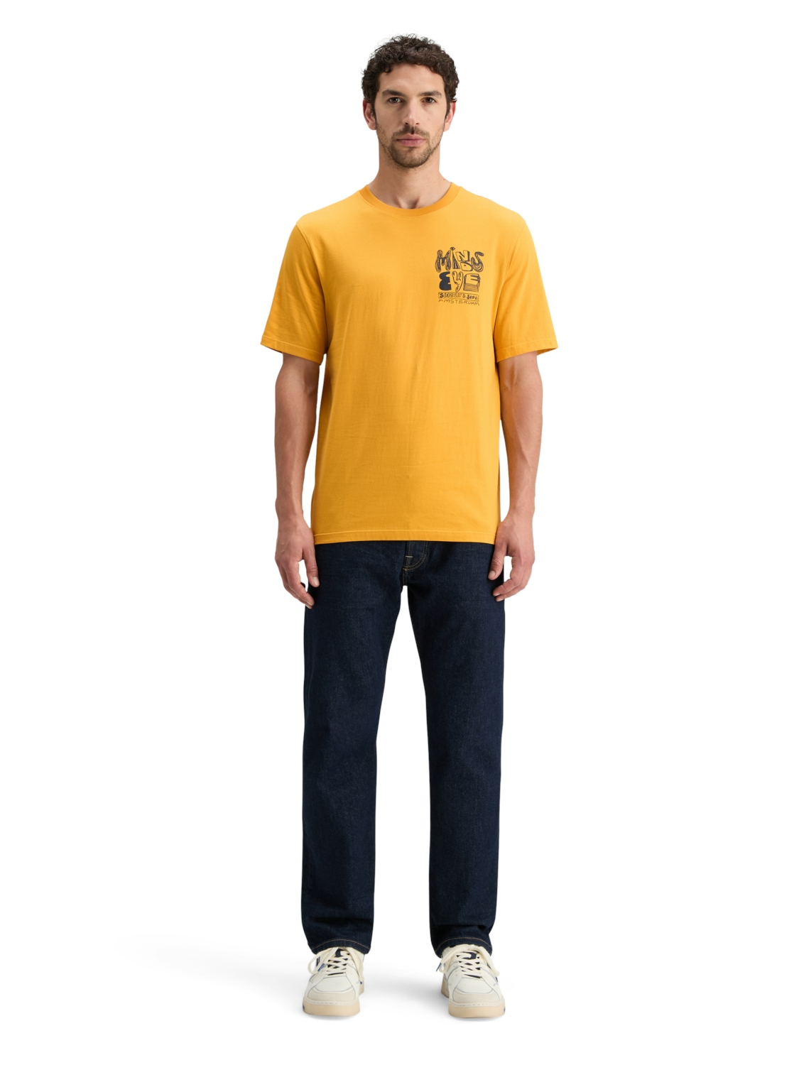 Scotch & Soda T-shirt Geel Scotch & Soda T-shirt Geel