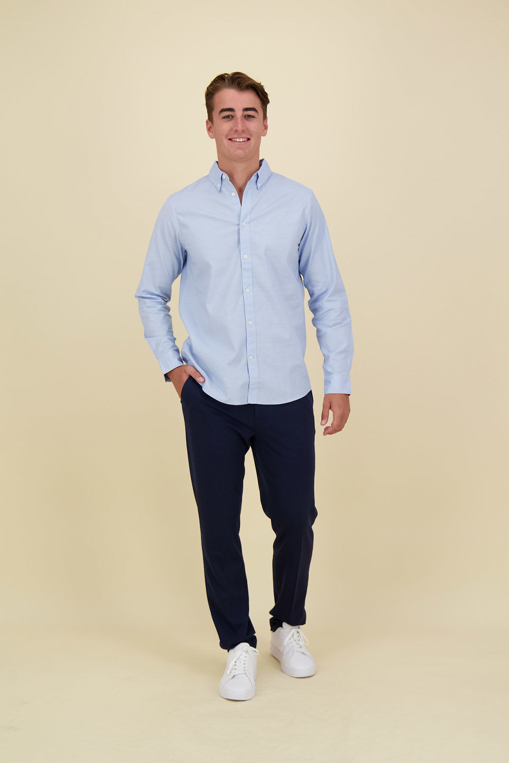 Scotch & Soda Chino Mott Blauw Scotch & Soda Chino Mott Blauw