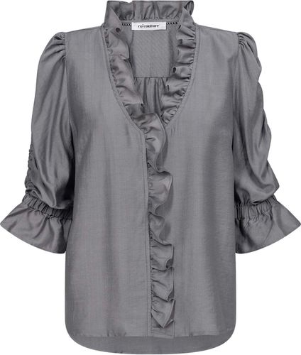 Co'couture Blouse Hera Frill Grijs