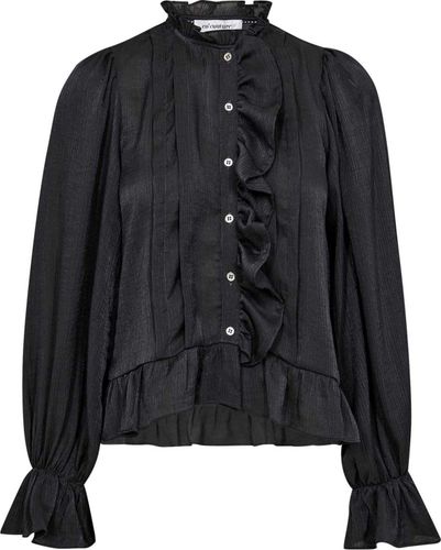 Co'couture Blouse Melina cc Frill Grijs