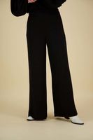 hazelcc wide long pant Zwart