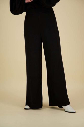 Co'couture hazelcc wide long pant Zwart