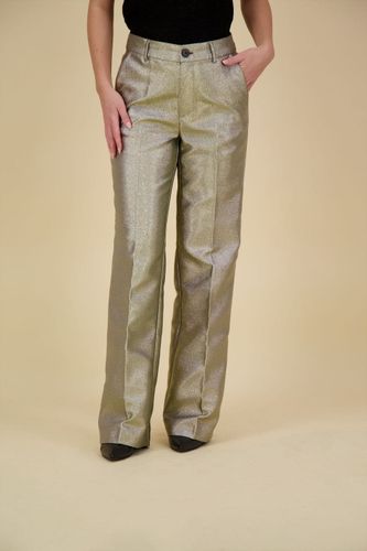 Co'couture sparklecc long pant Geel