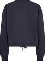 Sweater Crop Tie Clean Kiss Blauw