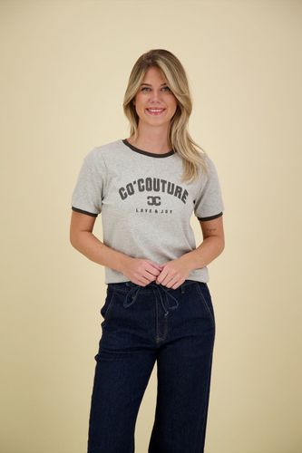 Co'couture T-shirt Edge Grijs