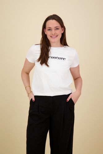 Co'couture T-shirt Glitter Logo Wit