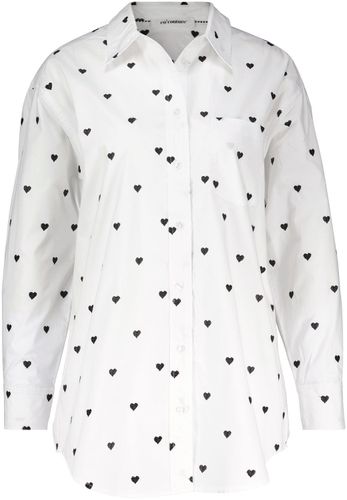 Co'couture heart oversized shirt Wit