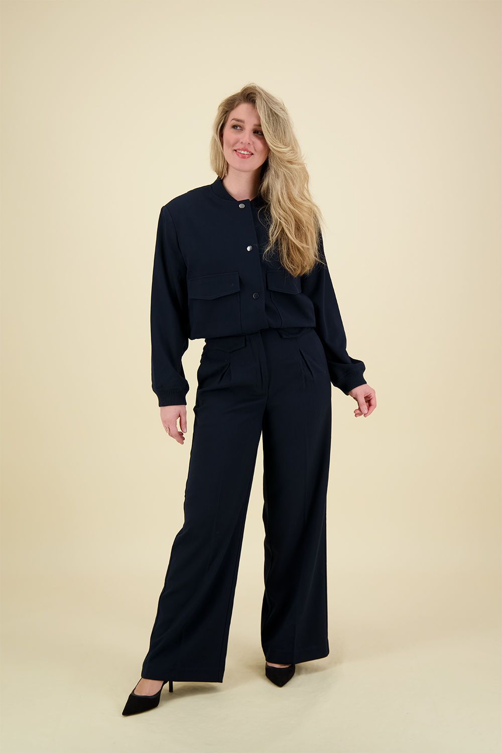 Copenhagen Muse Bomberjas Tailor Blauw