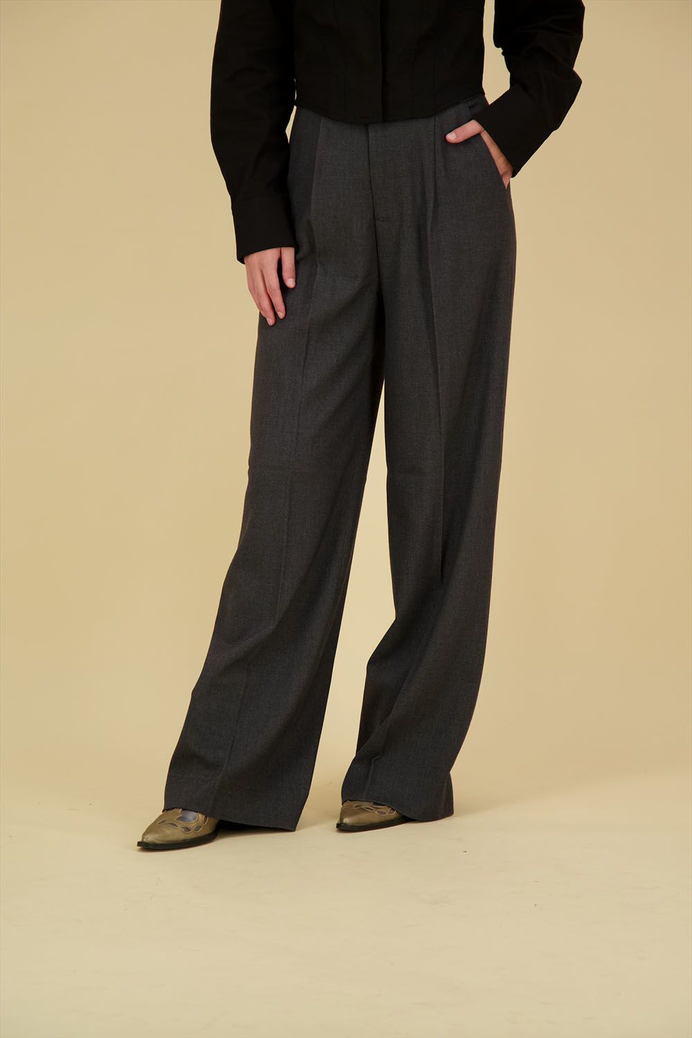 Copenhagen Muse Pantalon Tailor Grijs