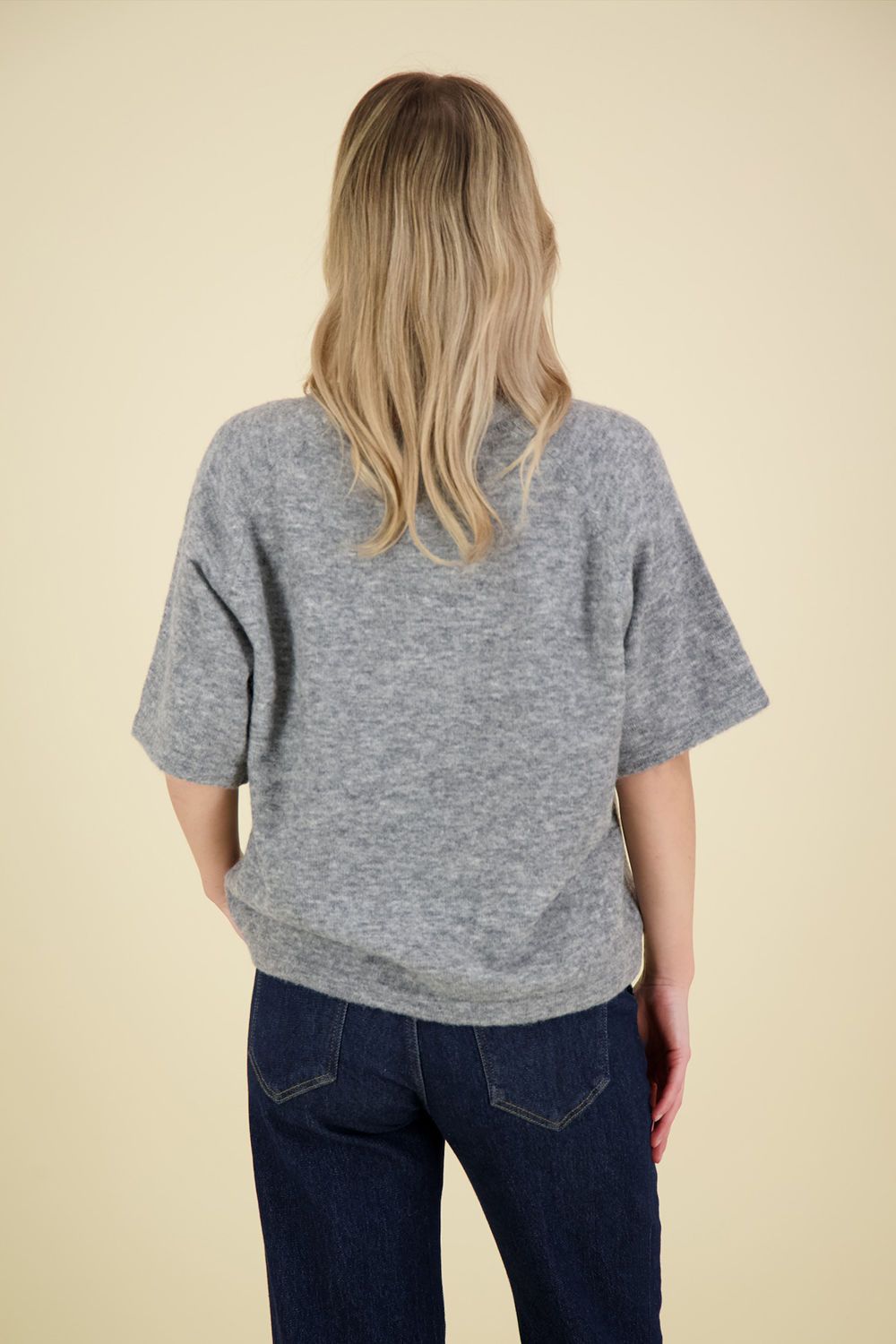 Copenhagen Muse Pullover Ibra Raglan Grijs