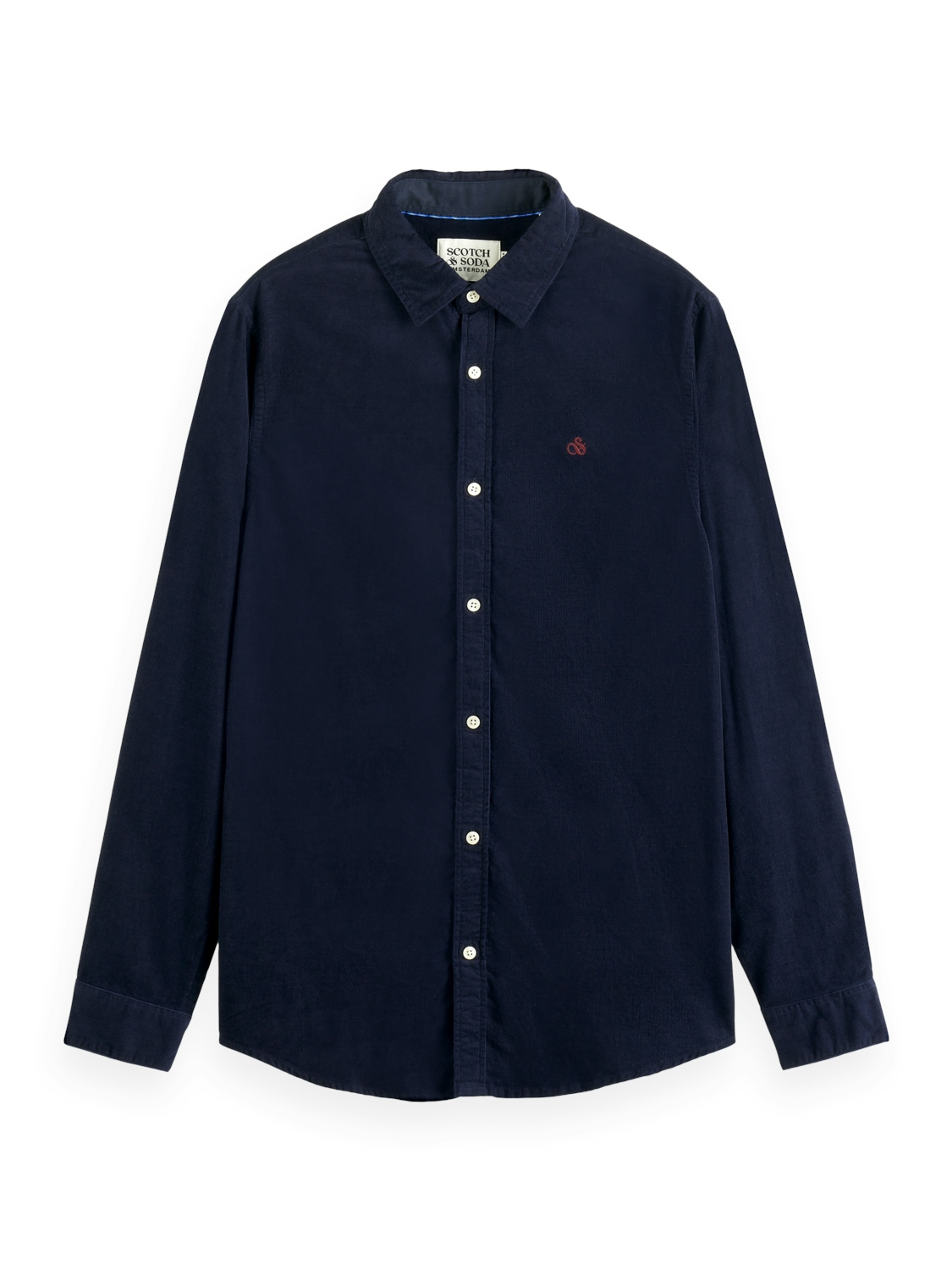 Scotch & Soda Overhemd Donkerblauw  Scotch & Soda Overhemd Donkerblauw