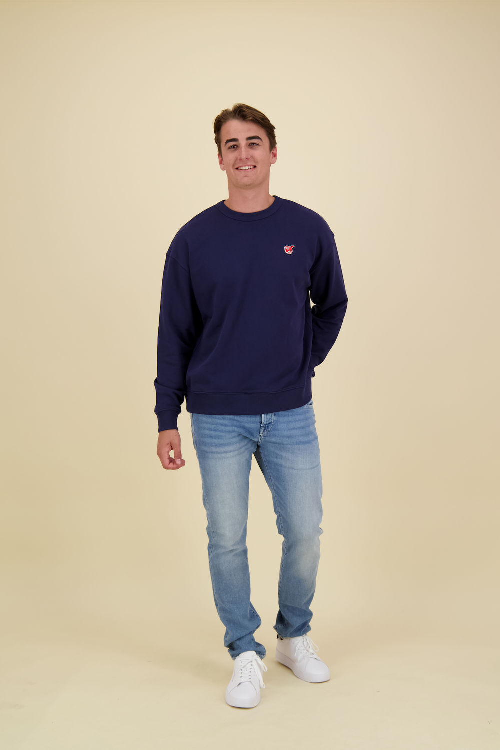 Scotch & Soda Sweater Donkerblauw  Scotch & Soda Sweater Donkerblauw