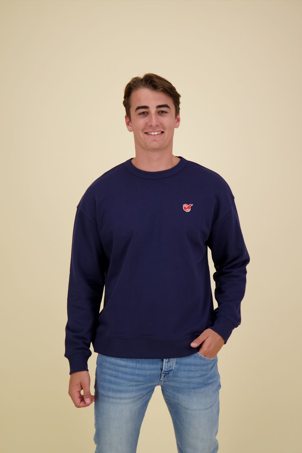 Scotch & Soda Sweater Donkerblauw  Scotch & Soda Sweater Donkerblauw