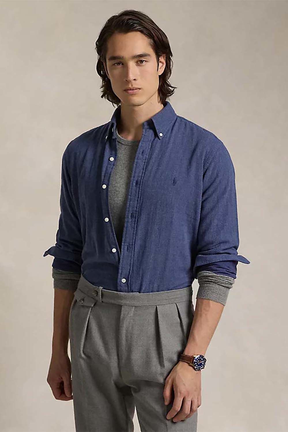 Polo Ralph Lauren Overhemd Blauw Polo Ralph Lauren Overhemd Blauw