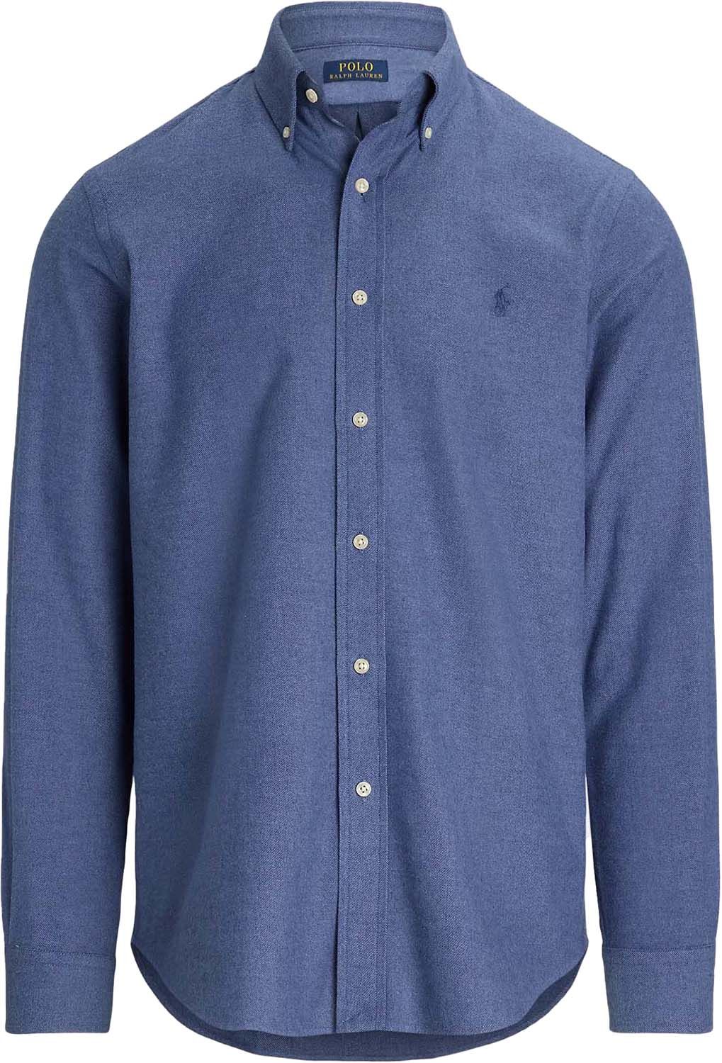 Polo Ralph Lauren Cubdppcs-long sleeve sport shirt Blauw Polo Ralph Lauren Cubdppcs-long sleeve sport shirt Blauw