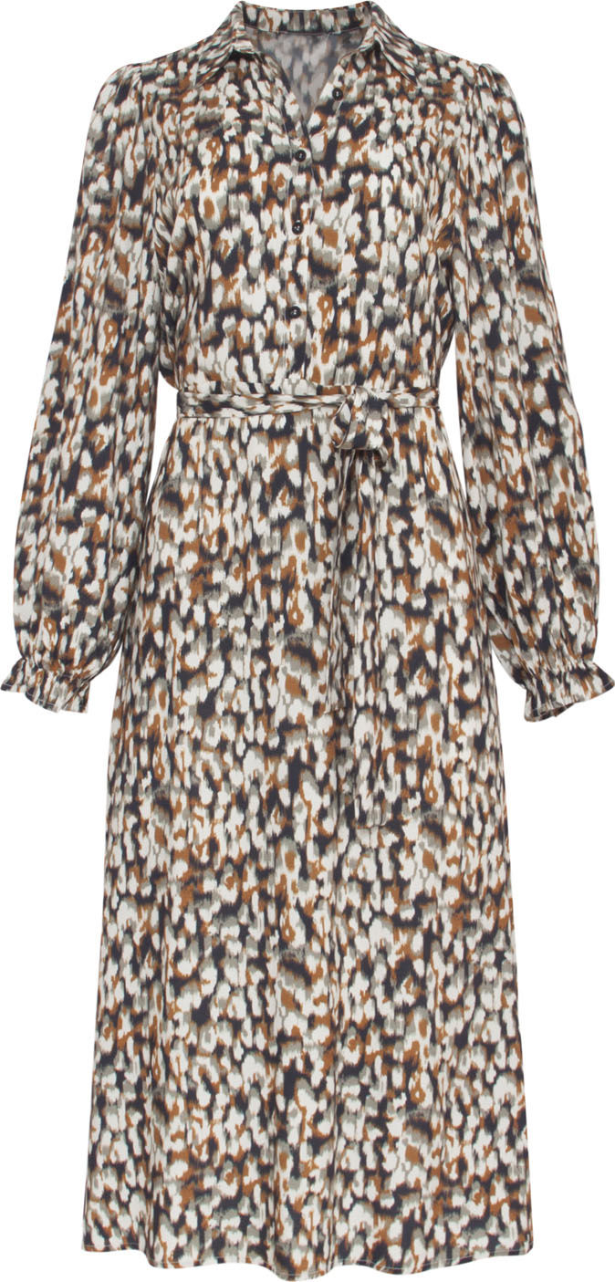 Smashed Lemon Overhemdjurk Animal Print Multi  Smashed Lemon Overhemdjurk Animal Print Multi