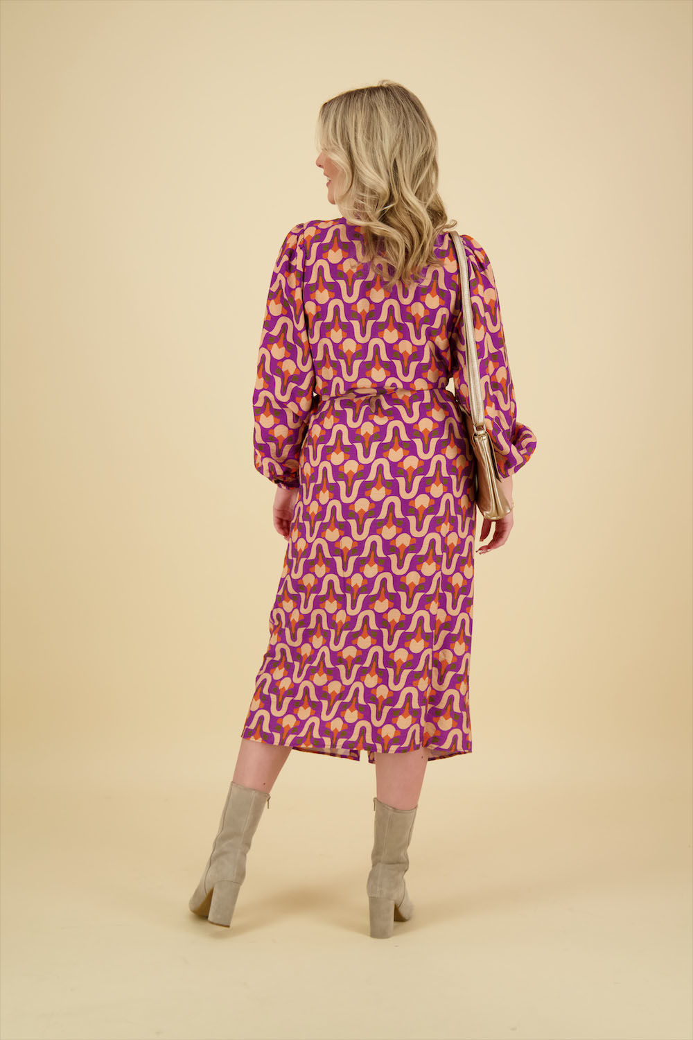 Geisha Jurk Paars Geisha Jurk Paars