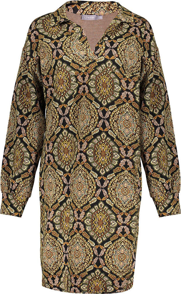 Geisha Jurk met print Groen Geisha Jurk met print Groen