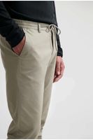 Lancaster Tapered Jogger Twill Knit Grijs