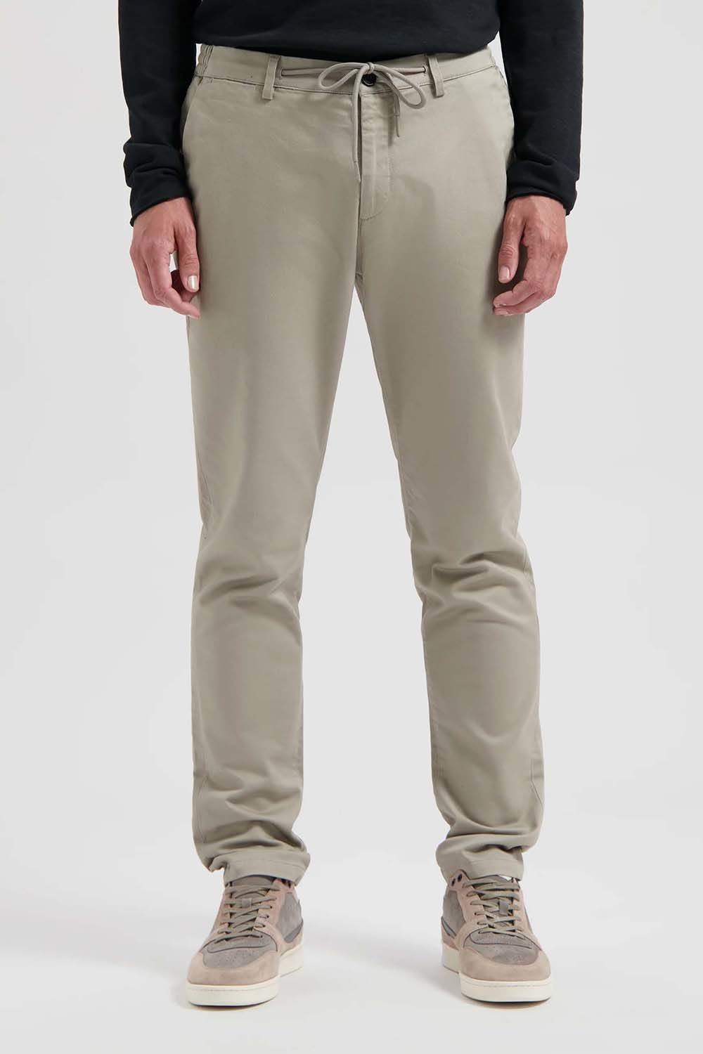 Dstrezzed Lancaster Tapered Jogger Twill Knit Grijs