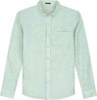 Shirt Linen Melange Groen