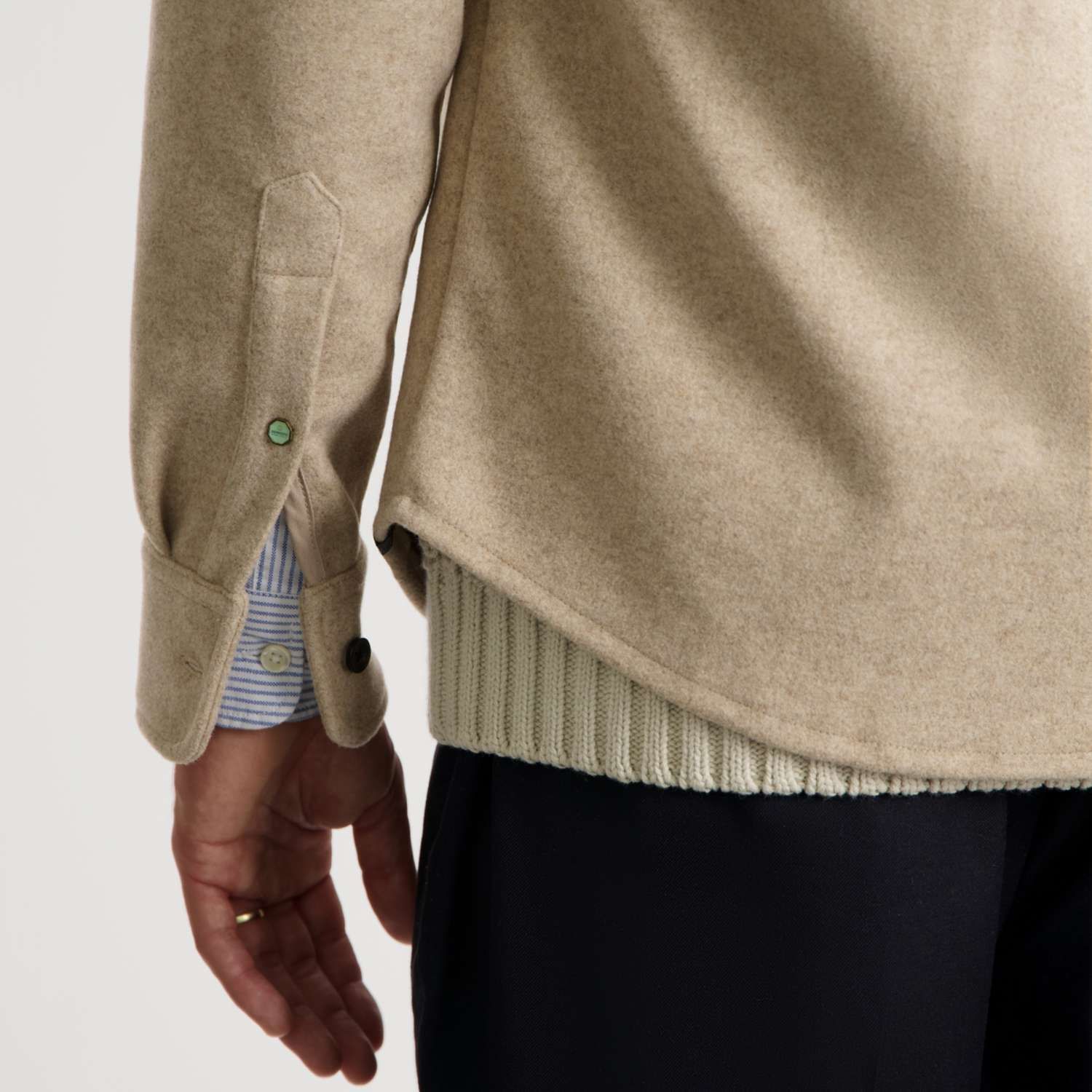 Dstrezzed Overshirt Ulrik Beige