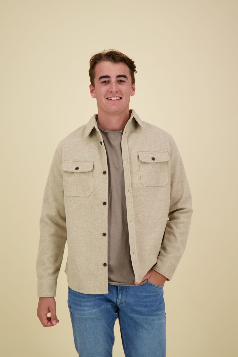 Dstrezzed Overshirt Ulrik Beige