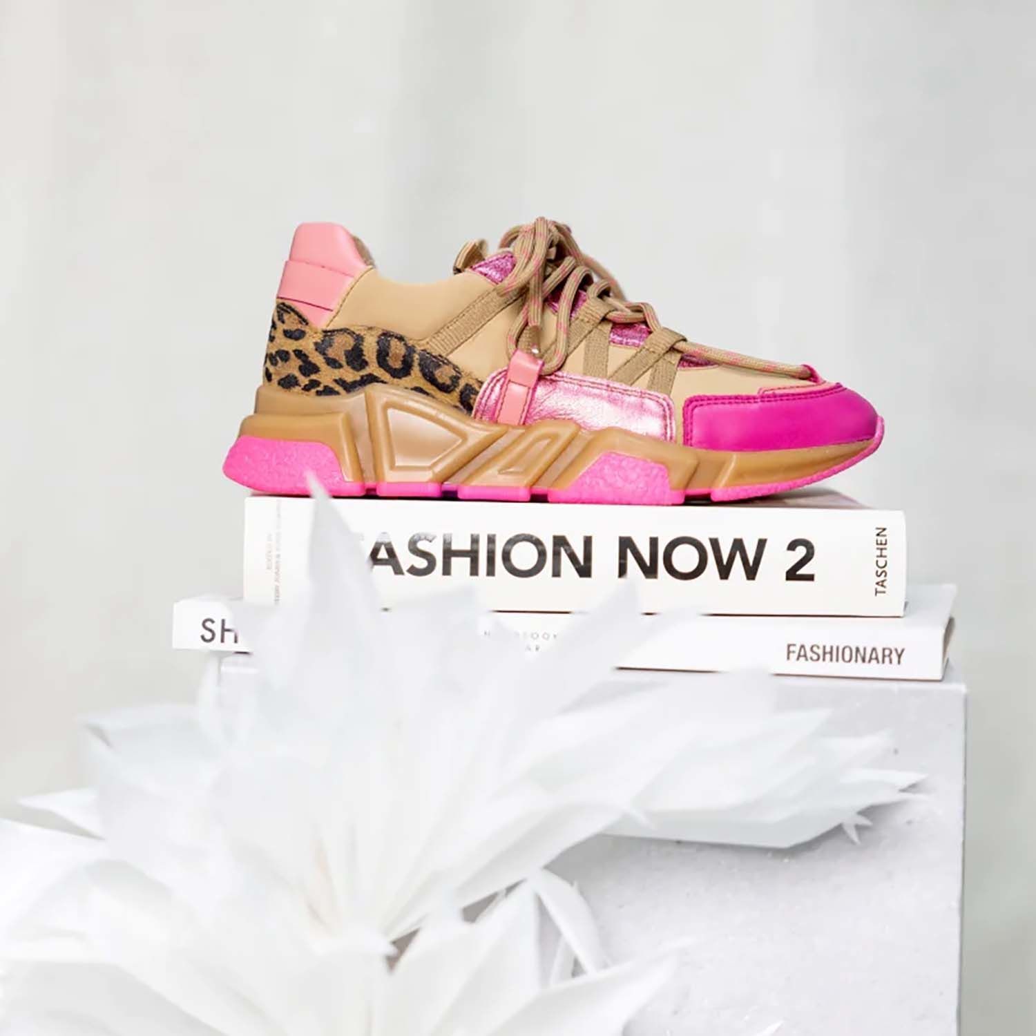 DWRS Sneakers Los Angeles Leopard Roze