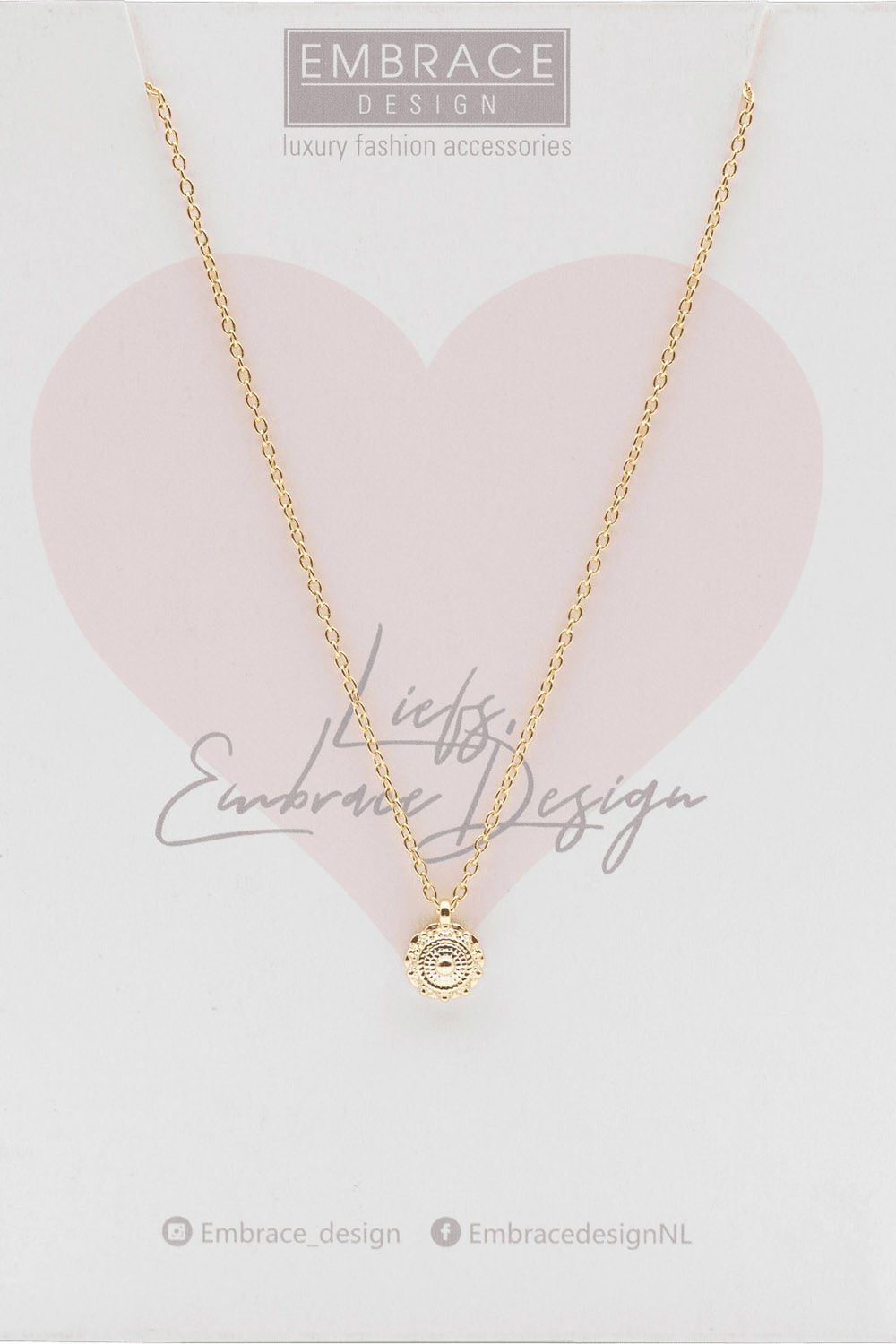 Embrace Design Ketting Yerseke Goud