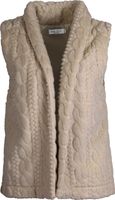 Gilet fluffy Beige