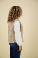 Gilet fluffy Beige