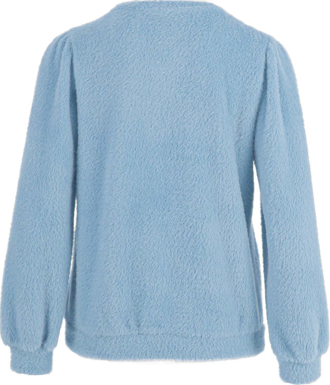 Enjoy Sweater Teddy Blauw