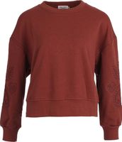 Sweater borduur Rood