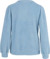 sweater teddy V neck Blauw