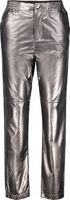 Trousers metallic PU Grijs