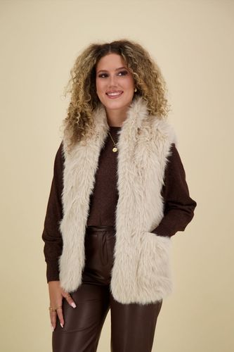 Esqualo Gilet Hairy Beige