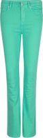 Trousers flair colored Groen