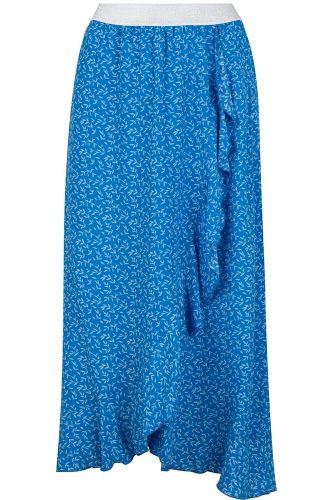 Esqualo Skirt ruffle summer Blauw
