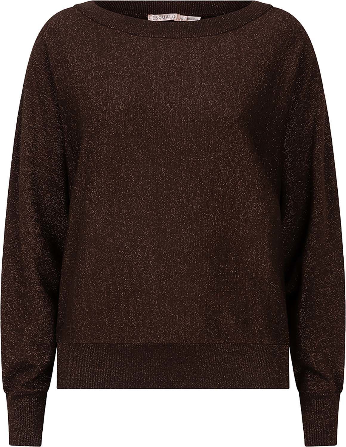 Esqualo Sweater Batwing Bruin