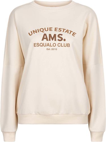 Esqualo Sweater embroidery “Estate" Beige