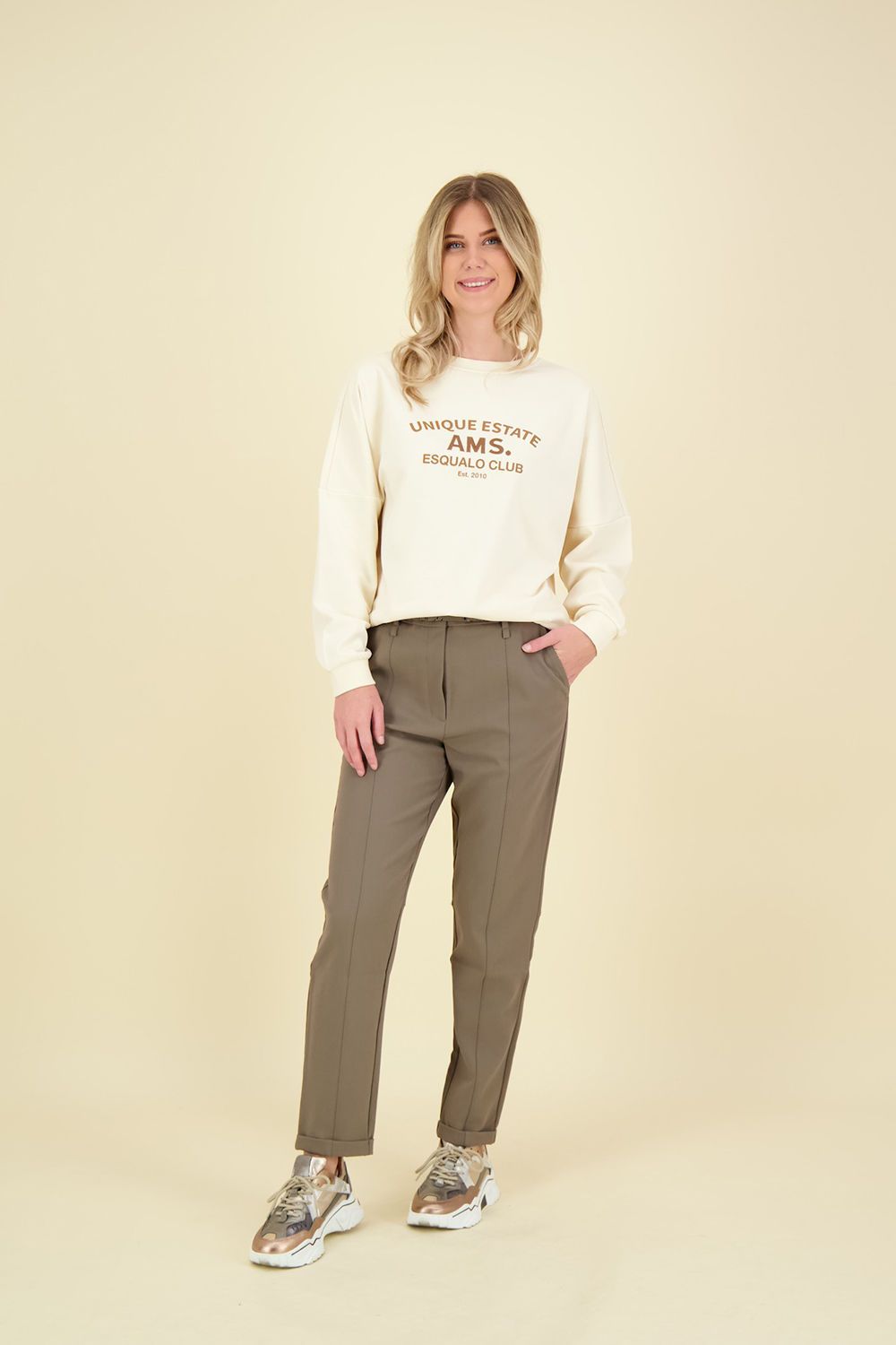 Esqualo Sweater Estate Beige