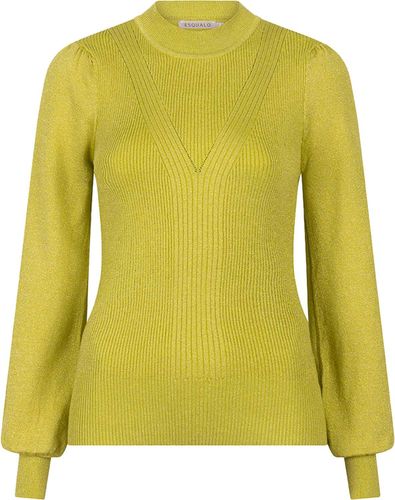 Esqualo Sweater Mix rib Groen