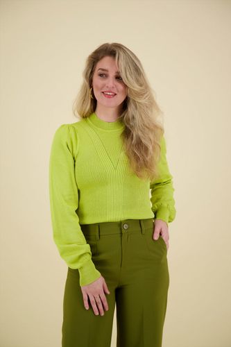 Esqualo Sweater Mix rib Groen