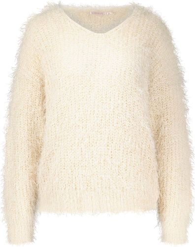 Esqualo Sweater short hairy Beige