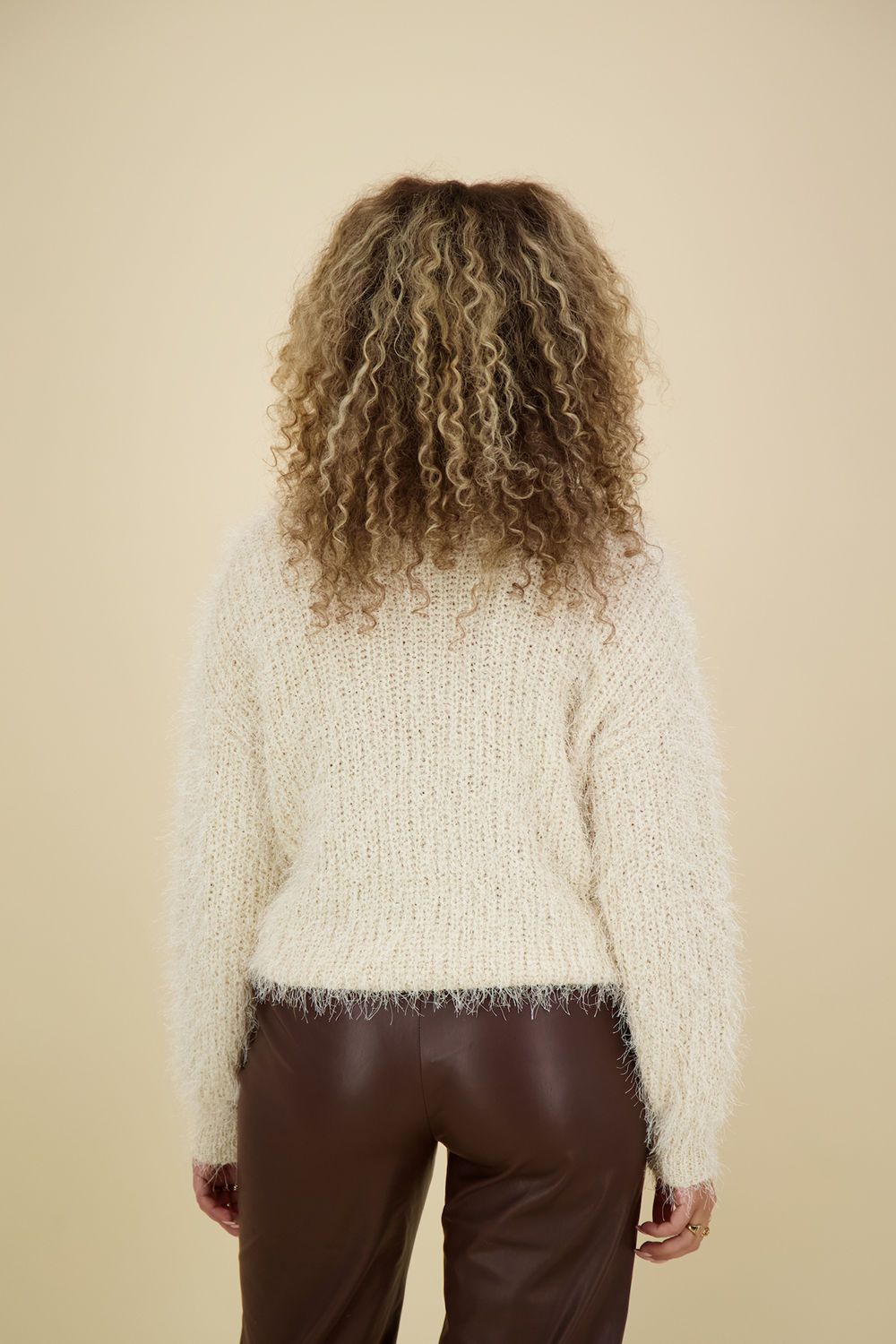 Esqualo Sweater Hairy Beige